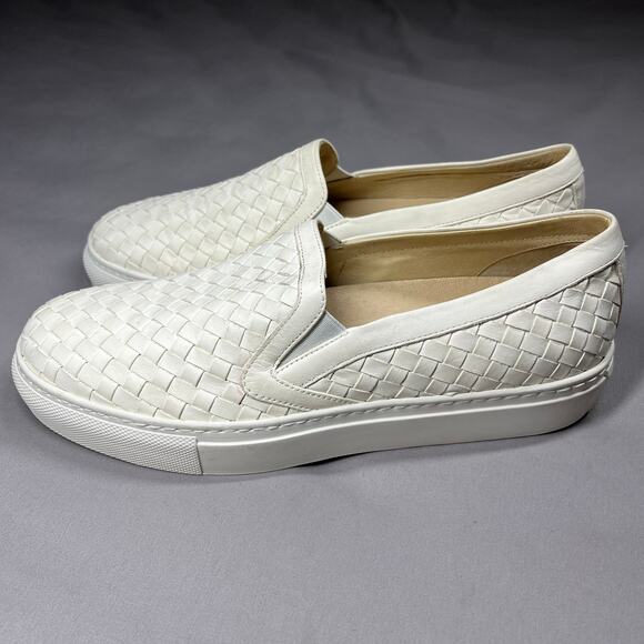 M. Gemi Sneakers Womens 7.5 The Cerchio Due Woven Nubuck Slip-on  Italian Made - Picture 5 of 13